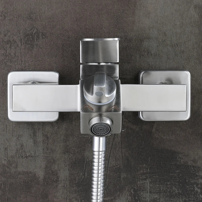 Water Mixing Valve 304 Stainless Steel Shower Bathroom