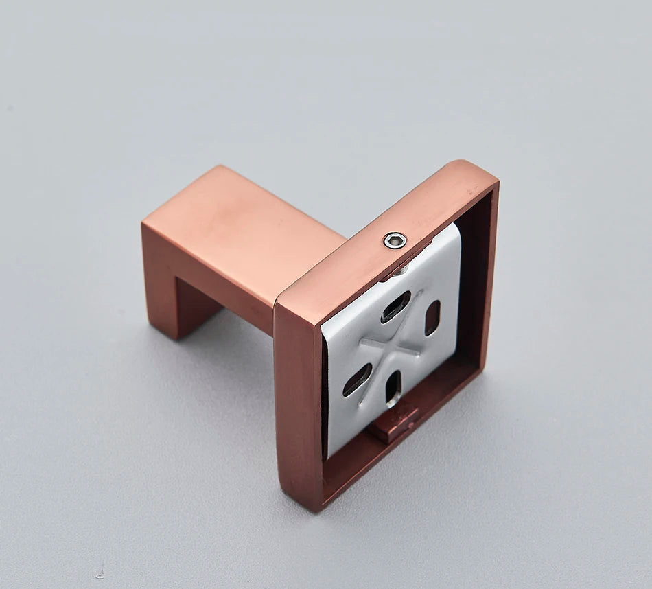 Bathroom Hardware Rose Gold Polish Shiny Bathrobe Hook