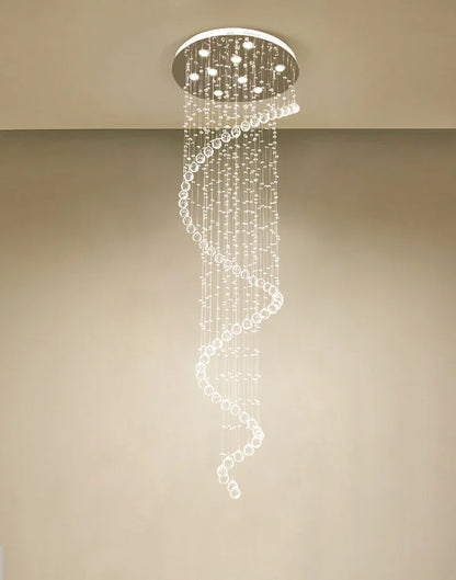 Modern Led Ceiling Chandeliers Light Fixture Staircase Luxury