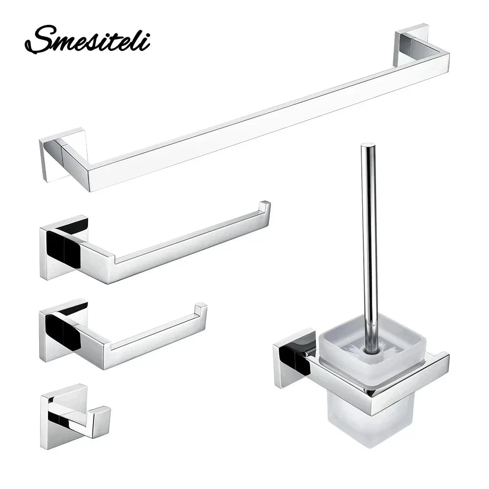 Smesiteli Bathroom Hardware Silver Wc Toilet Paper Holder
