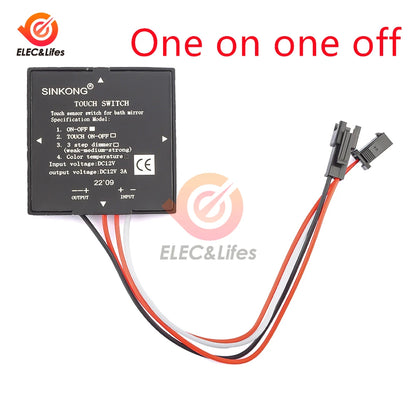 Dc 5-12v Bathroom Mirror Switch Touch-Switch Sensor Led