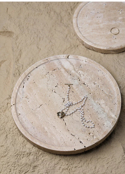 Natural Cave Stone Bathroom Supplies Jewelry Storage Tray