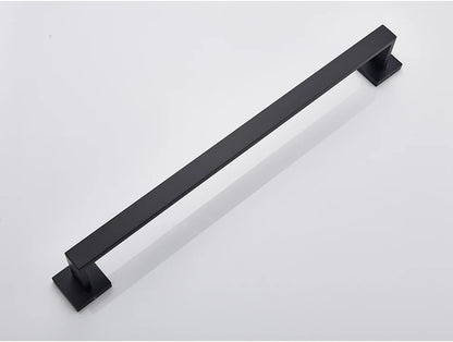 Bathroom Hardware Black Robe Hook Towel Rail Bar