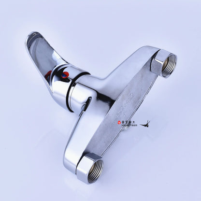 Brass Shower Faucet Mixer Valve Shower Head Hidden