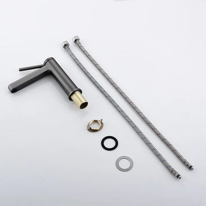 Arrival Gray Black Bathroom Basin Faucet Handle Hole