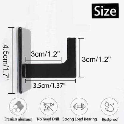 1-4pcs Strong Adhesive Wall Hook Sticker Hanging Coat