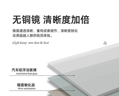 Light Luxury Bathroom Cabinets Rock Slab Integrated Washbasin