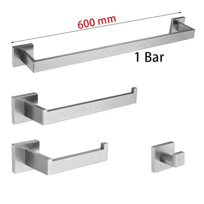 Stainless Steel Bathroom Brushed Nickel Towel Rack Toilet