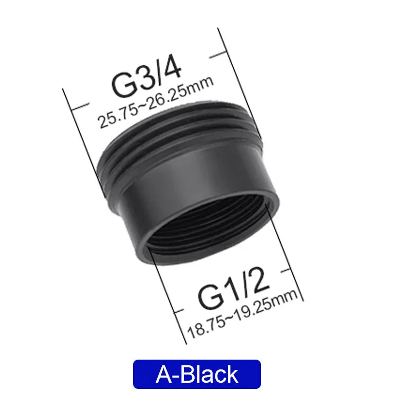 Wasourlf Bathroom Pipe Hose Adapter 1/2 3/4 Inch