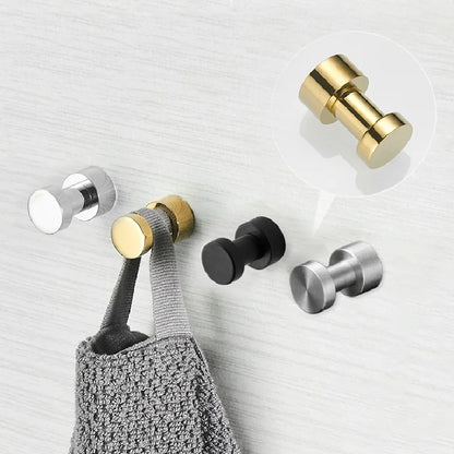 Bathroom Brass Robe Hook Wardrobe Coat Clothes Hanger
