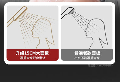 15cm Big Panel High Pressure Shower Head Filter