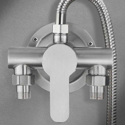 304 Stainless Steel Wall Mounted Cold Shower Mixer