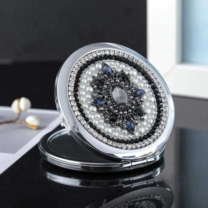 Compact Mirror 1x/2x Magnification Pocket Mirror Women 3inch