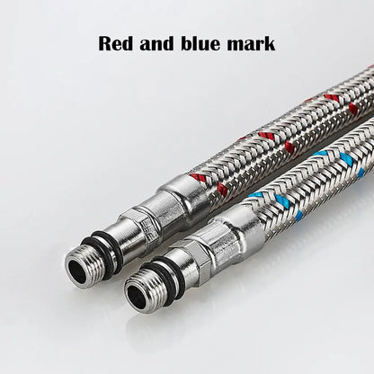 1pair Head Cold Water Inlet Pipe Stainless Steel