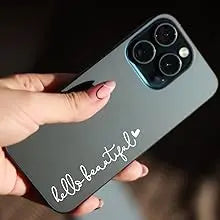 1pc Hello Beautiful Car Rearview Mirror Vinyl Decals