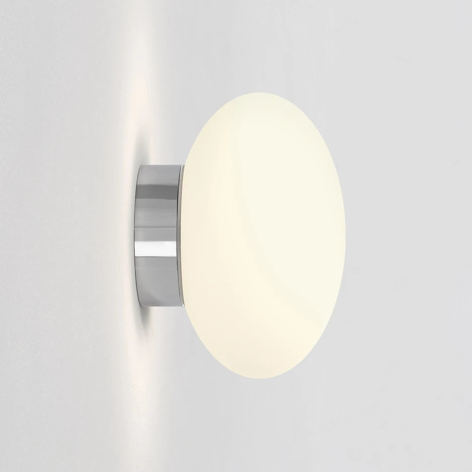 Modern White Wall Lamp Ball Glass Wall Sconce