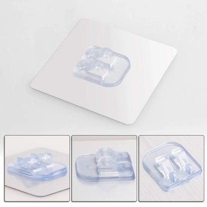 1/10pcs Corner Shower Caddy Adhesive Sticker Hook Mount