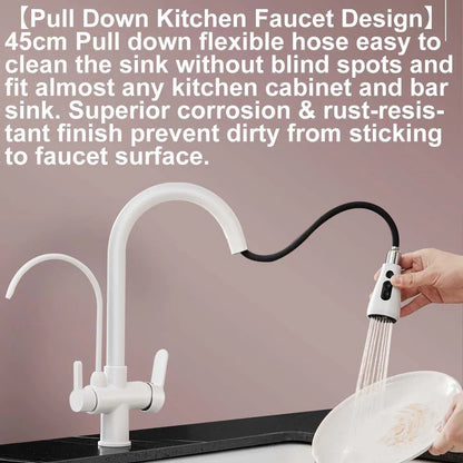 White Touch On Filter Faucets Ways Cold Pure