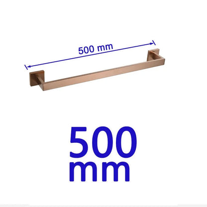 Brushed Rose Gold Towel Rack Robe Hook Bathroom