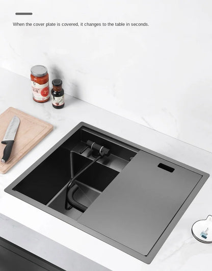 Nano 55 45 23cm Hidden Sink Groove Invisible