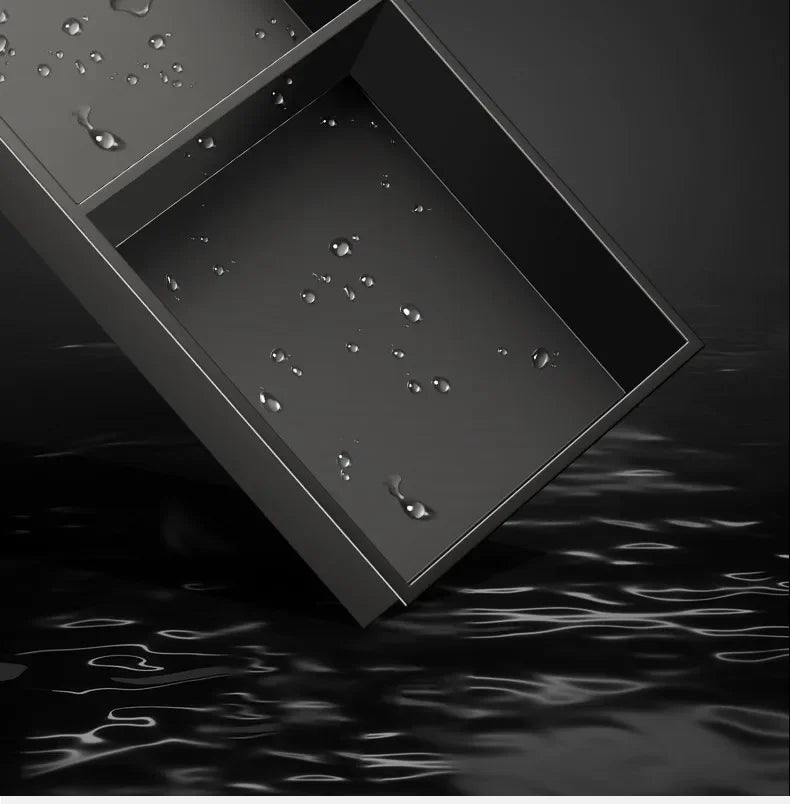 Stainless Steel Niche Bathroom Shelf-Embedded Tv Cabinet Style