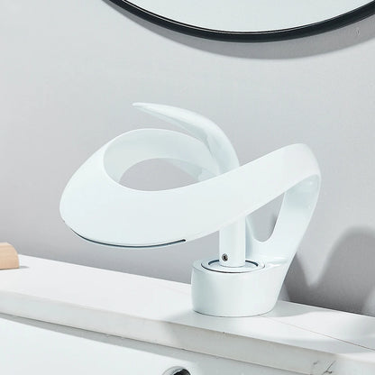 Waterfall Creative Bathroom Basin Faucet Sink Faucet Deck