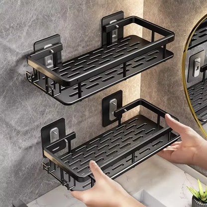 Wall Mounted Rectangular Rack Wall Mounted Shower Shampoo