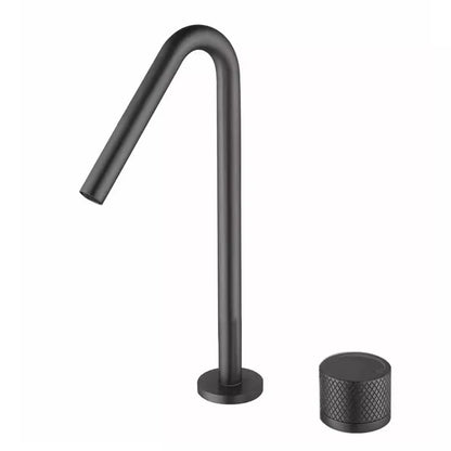Tuqiu Black Basin Faucet Bathroom Faucet Two Holes
