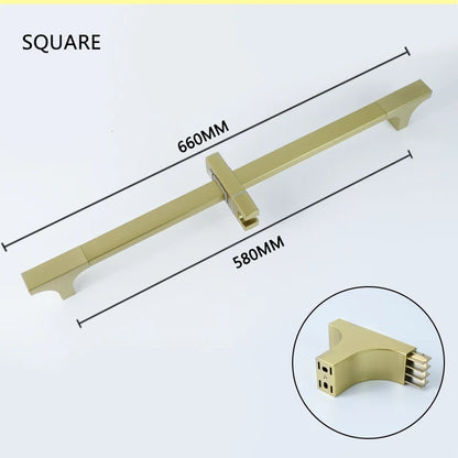 Slide Bar Hand Shower Brushed Matt Gold Functions