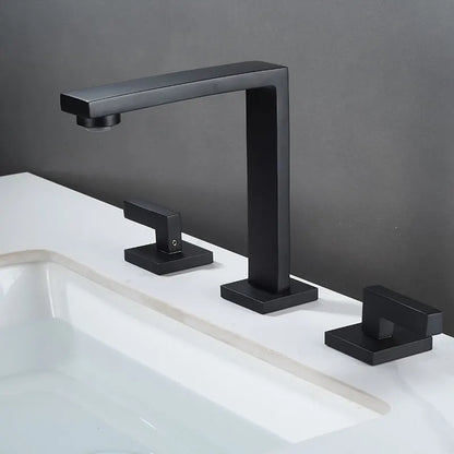 Brushed Gold Basin Faucet Total Brass Black Bathroom