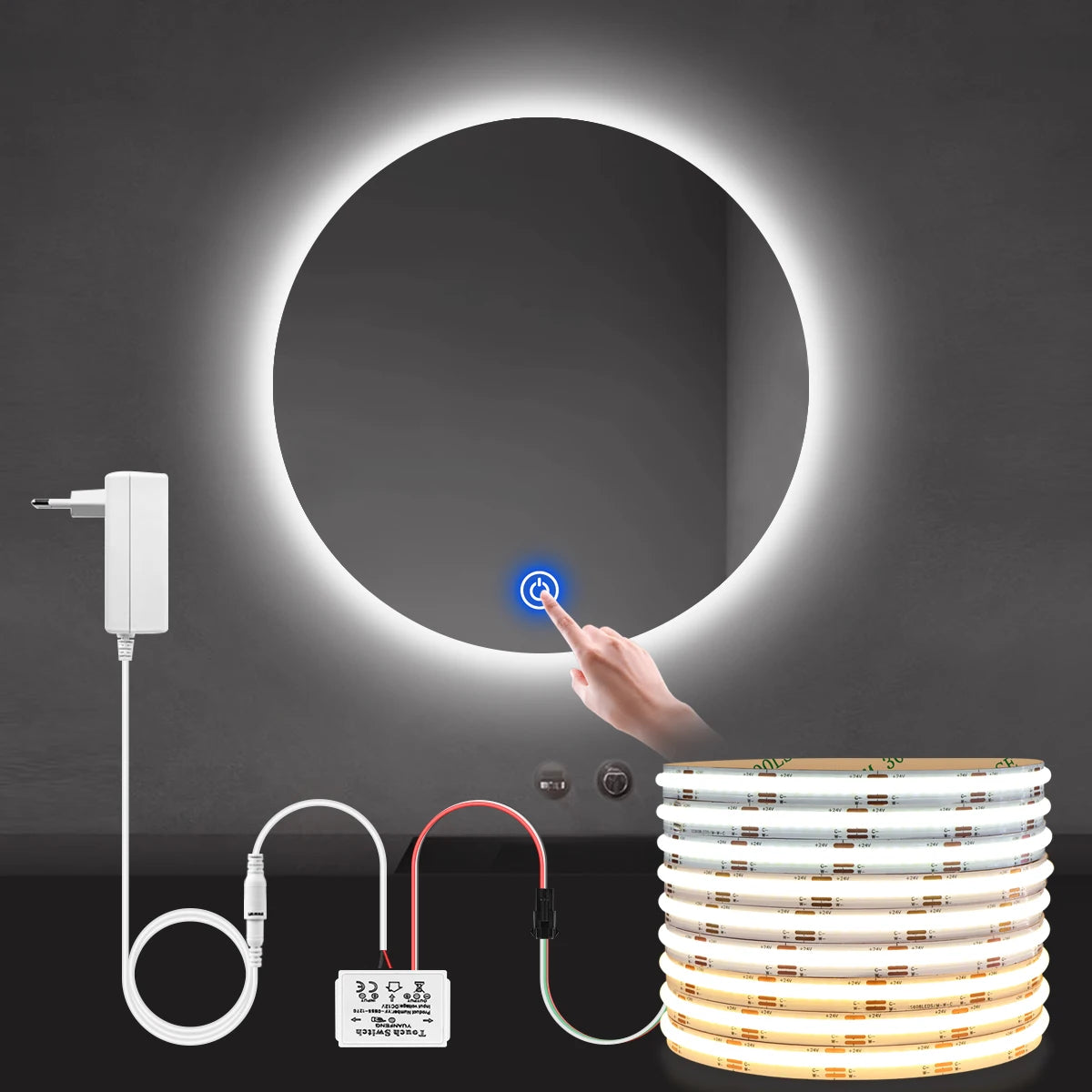 Dresssing Table Makeup Mirror Led Light Strip Cob