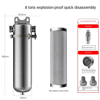 Explosion-Proof Commercial Tap Water Pre-Filter Water Purifier