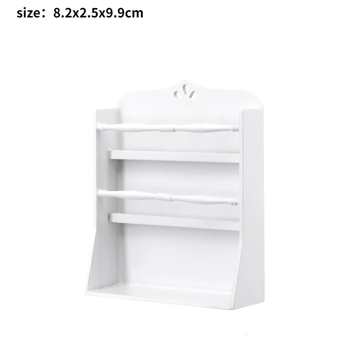 1/6 Scale Dollhouse Miniature Furniture Wooden Shelf Cabinet