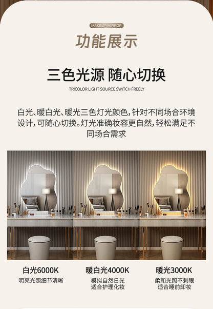 Wavy Wall Mirror Living Room Decoration Modern Art