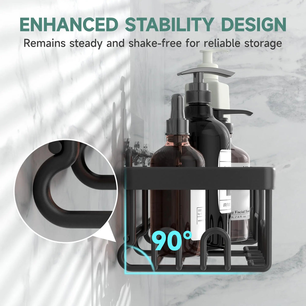Pack Shower Caddy Organizer Rack Shelf Inside Shower