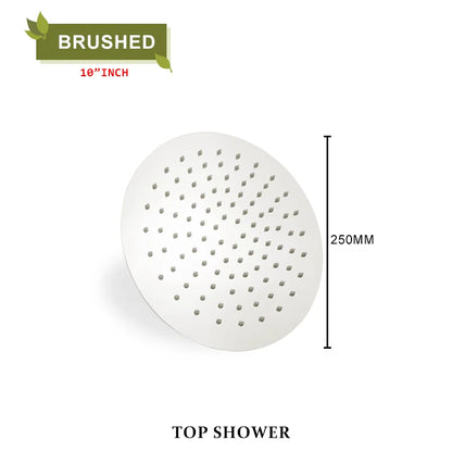 Round Stainless Steel Slim 8/10/12 Inch Large Rain