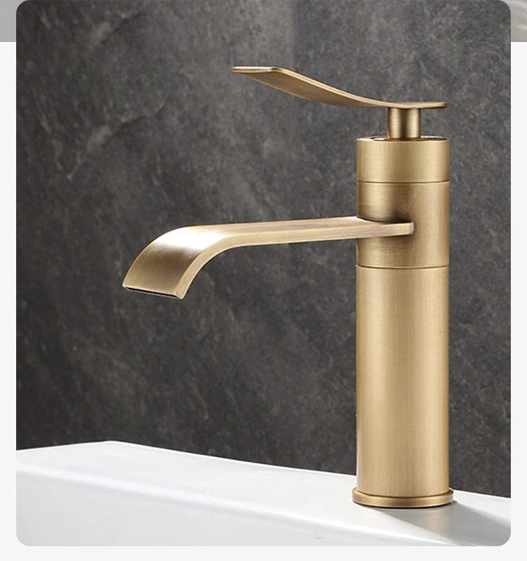 Antique Bronze Basin Faucets Bathroom Faucet & Cold
