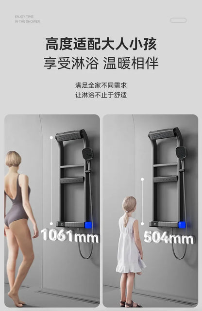 Applicable To Thermostatic Digital Display Rack Shower Designed
