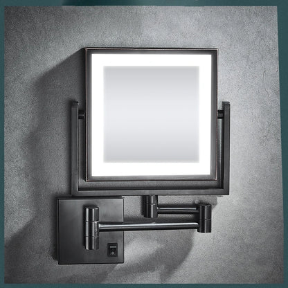 Led Bathroom Mirror 3x Magnifying Dual Arm Extendable