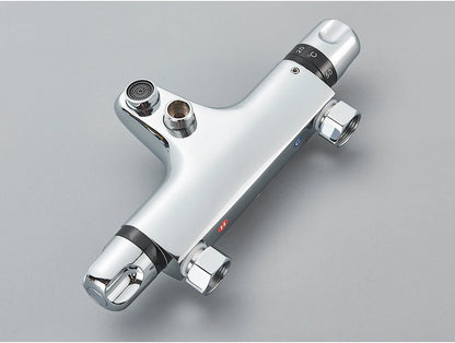 Chrome Mixer Thermostat Wall Mounted Thermostatic Shower Brass