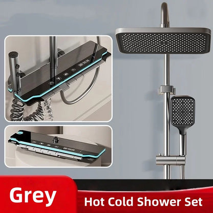 Ship Eu Luxury Bathroom Shower Faucet Digital Temperature