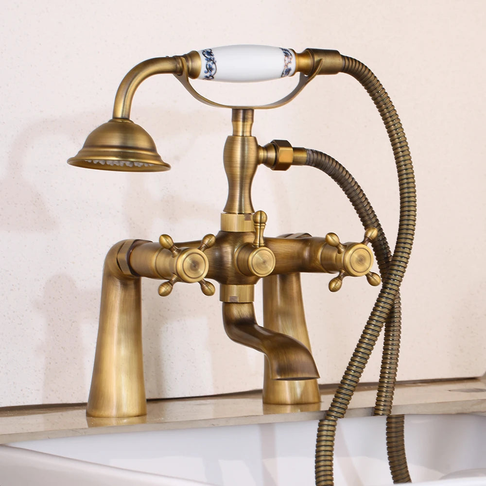 Zappo Bathtub Faucet Vintage Telephone Style Dual Handles