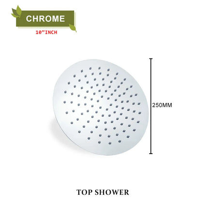 Round Stainless Steel Slim 8/10/12 Inch Large Rain