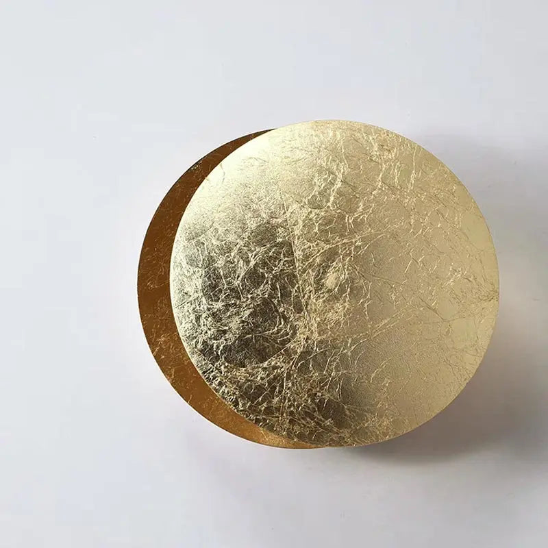 Modern Texture Designer Round Wall Lamp Rotatable Black