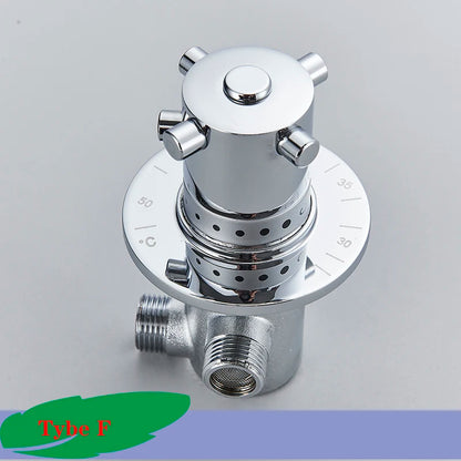 Brass Thermostatic Mixing Valve Constant Water Temperature Shower