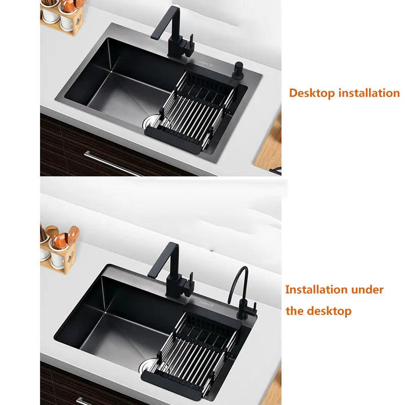 Small Sink Above Counter Or Udermount Vegetable Washing