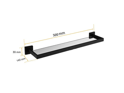 Matte Black Bathroom Hardware 304 Stainless Steel Towel