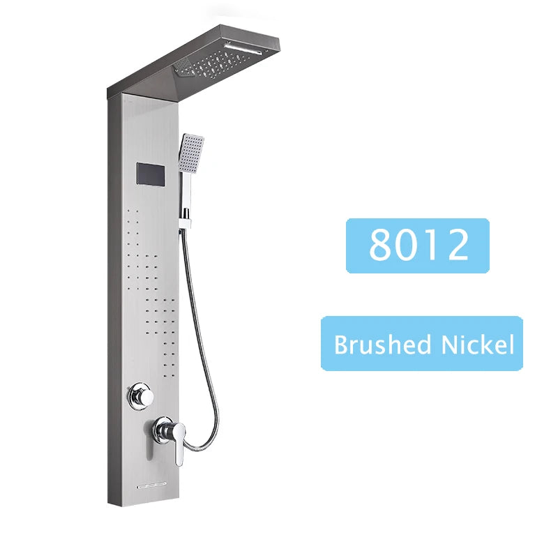 Luxury Led Shower Panel Spa Massage Jet Shower