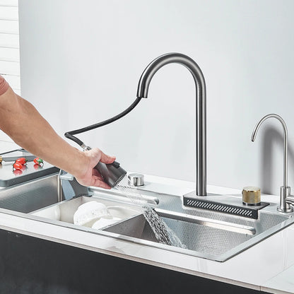 Brushed Nickel Stainless Steel Sinks Recessed Sinks Taps