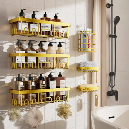 Pack Shower Caddy Organizer Rack Shelf Inside Shower